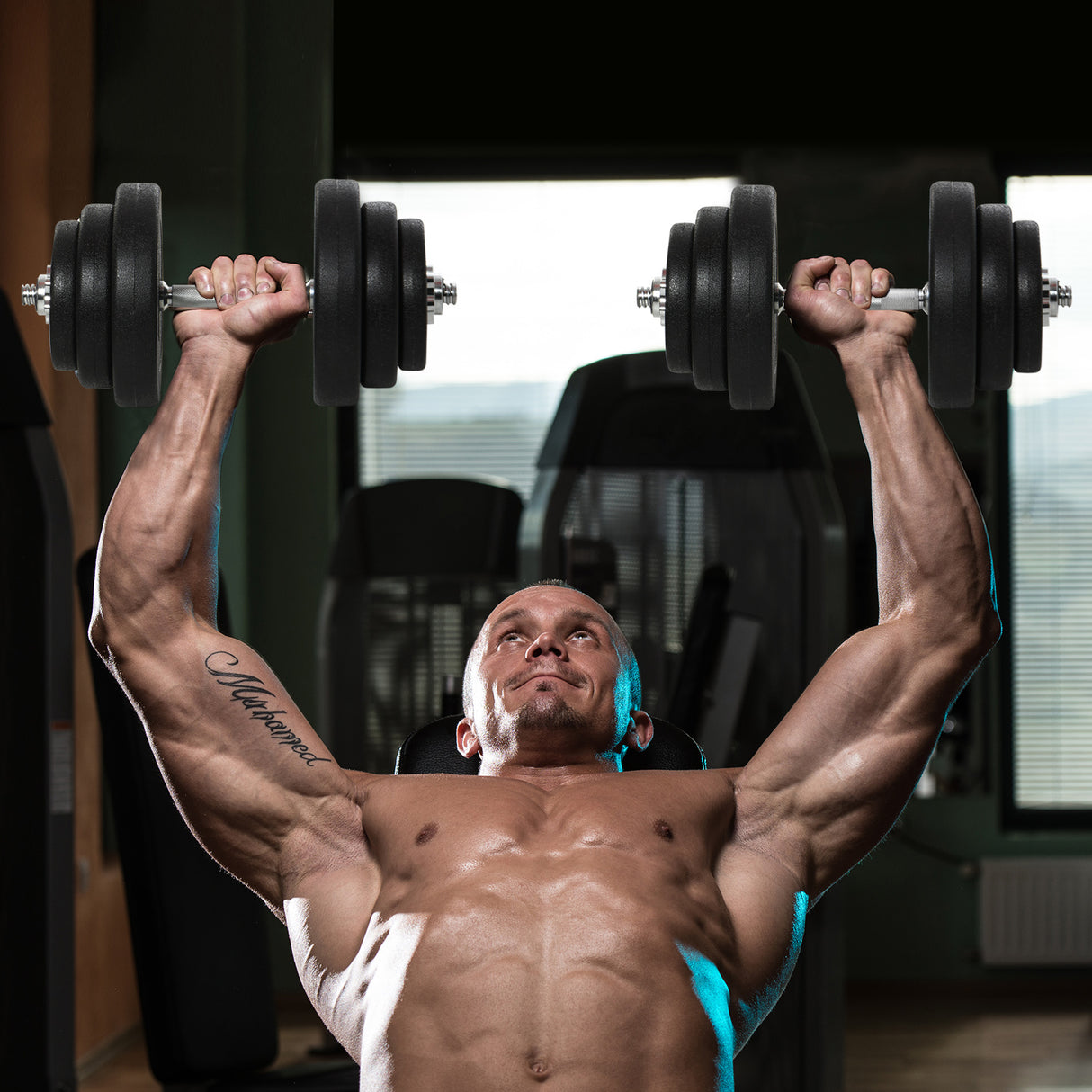 easycomfort easycomfort set manubri palestra 40kg 4x5kg 4x2 5kg 4x1 5kg pesi palestra con 12 dischi da 1 5kg 2 5kg 5kg 25mm per allenamento a casa