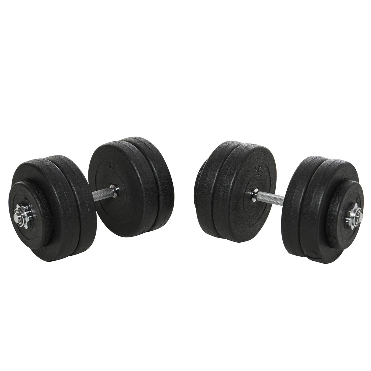 easycomfort easycomfort set manubri palestra 50kg 8x5kg 4x1 5kg pesi palestra con 12 dischi da 1 5kg 5kg 25mm per allenamento a casa