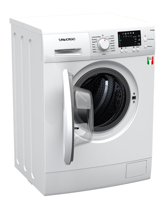 san giorgio lavatrice a carico frontale san giorgio f510l 5 kg f4 series slim classe e 1000 giri a85xl595xp45 bianco ean 8033675151663