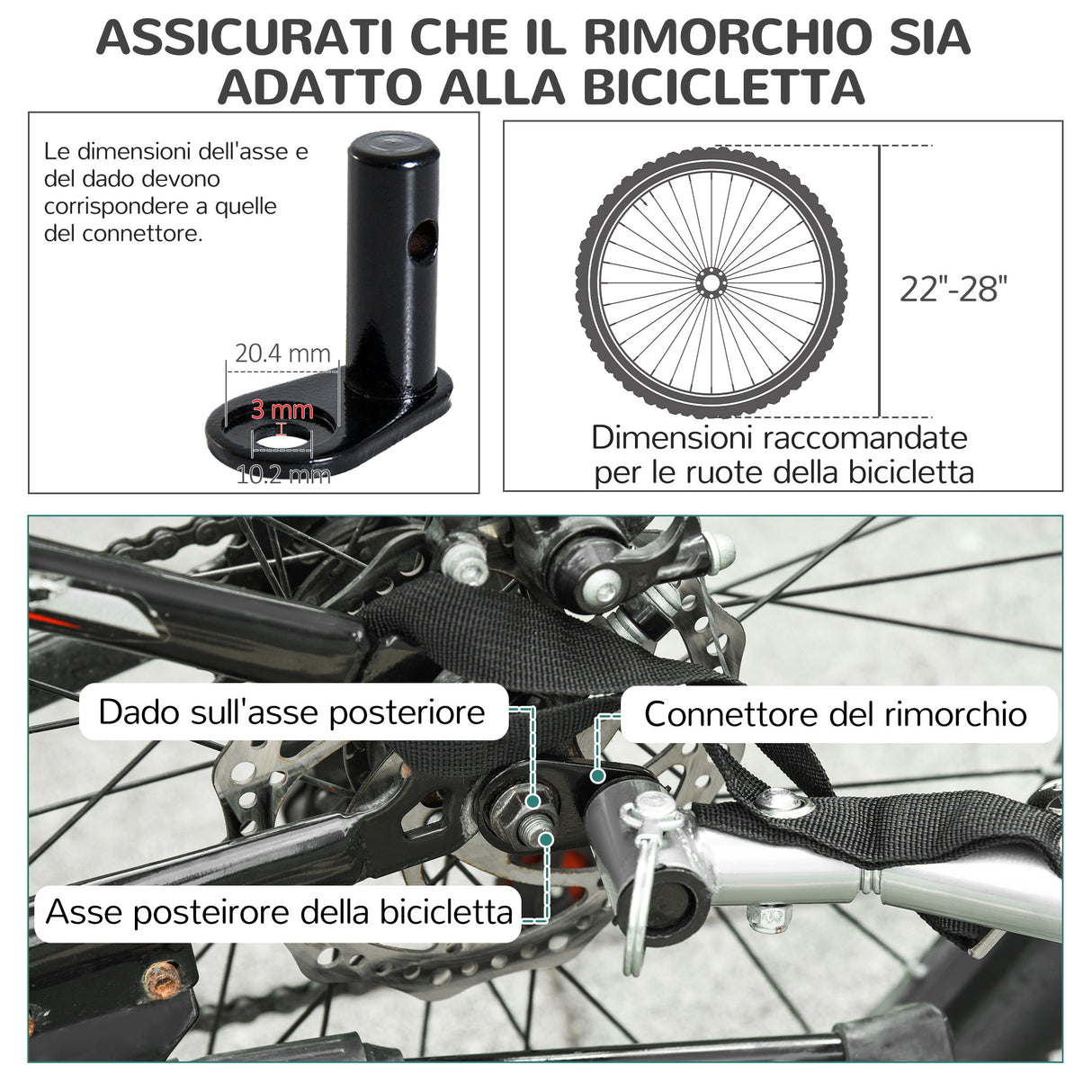 easycomfort easycomfort rimorchio bici per cani azzurro e nero 130x90x110cm