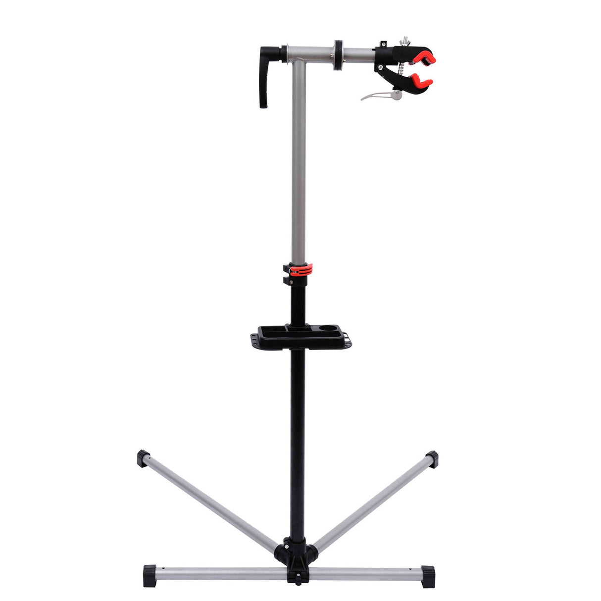 easycomfort easycomfort cavalletto manutenzione bici con piedistallo e vassoio in acciaio 100x56x120 190cm