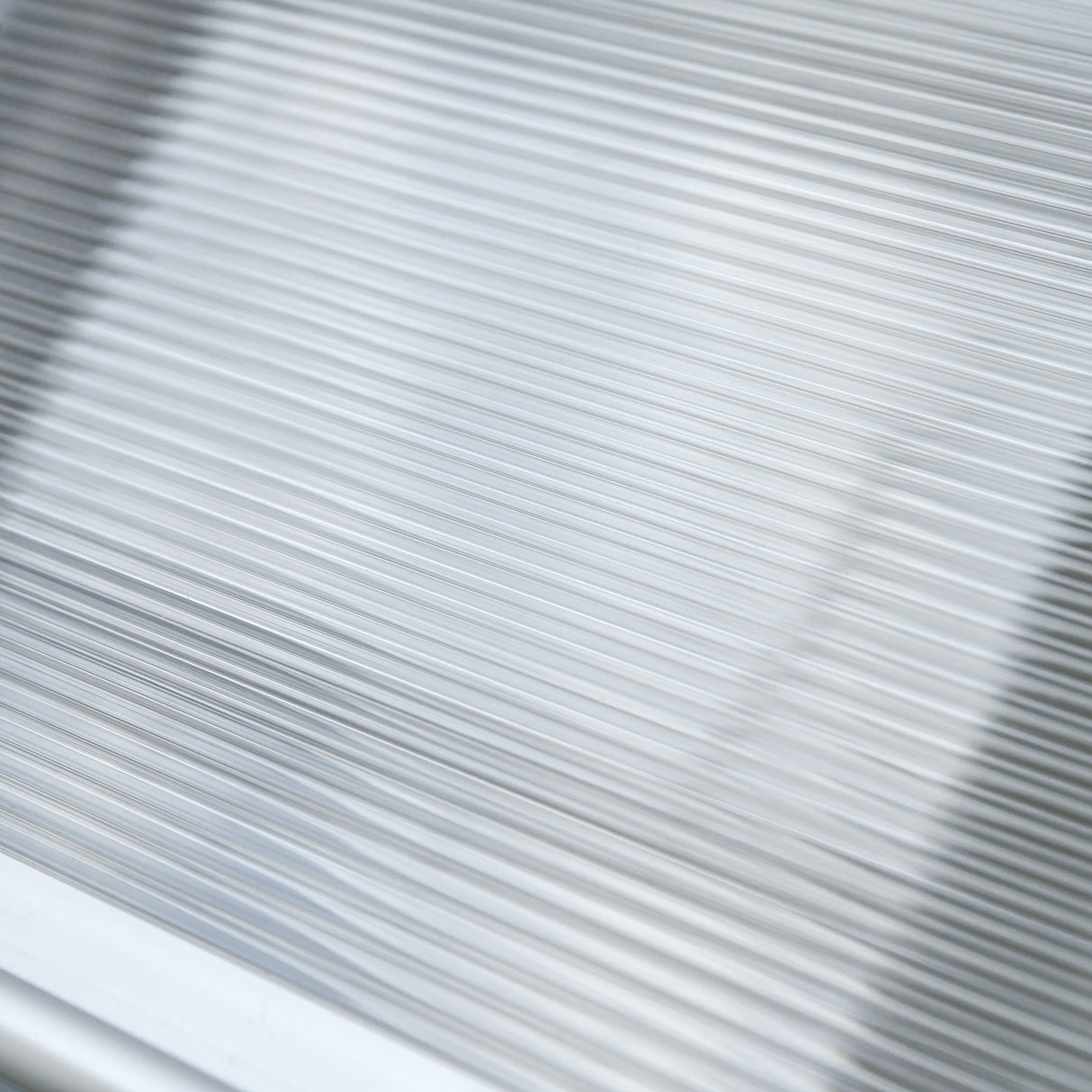 easycomfort easycomfort pensilina da esterno per finestre e porte in policarbonato e alluminio 110x60x18cm trasparente