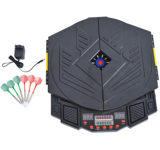 easycomfort bersaglio elettronico digitale con 12 freccette per 8 giocatori 27 giochi e 216 varianti