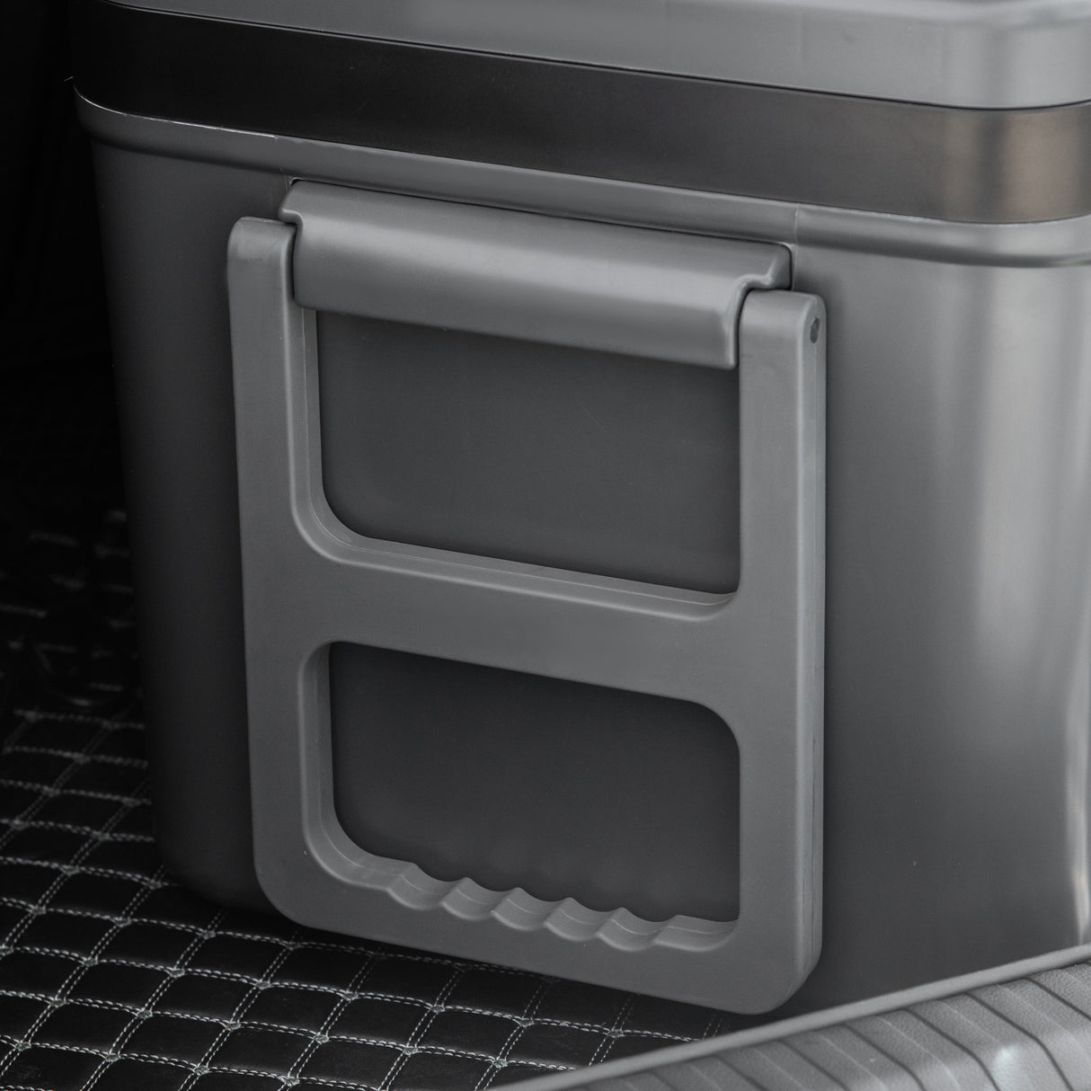 easycomfort frigo portatile elettrico a compressore da 45l con maniglia telescopica e ruote frigorifero piccolo da 12 24v dc e 110 240v ac per auto e camion