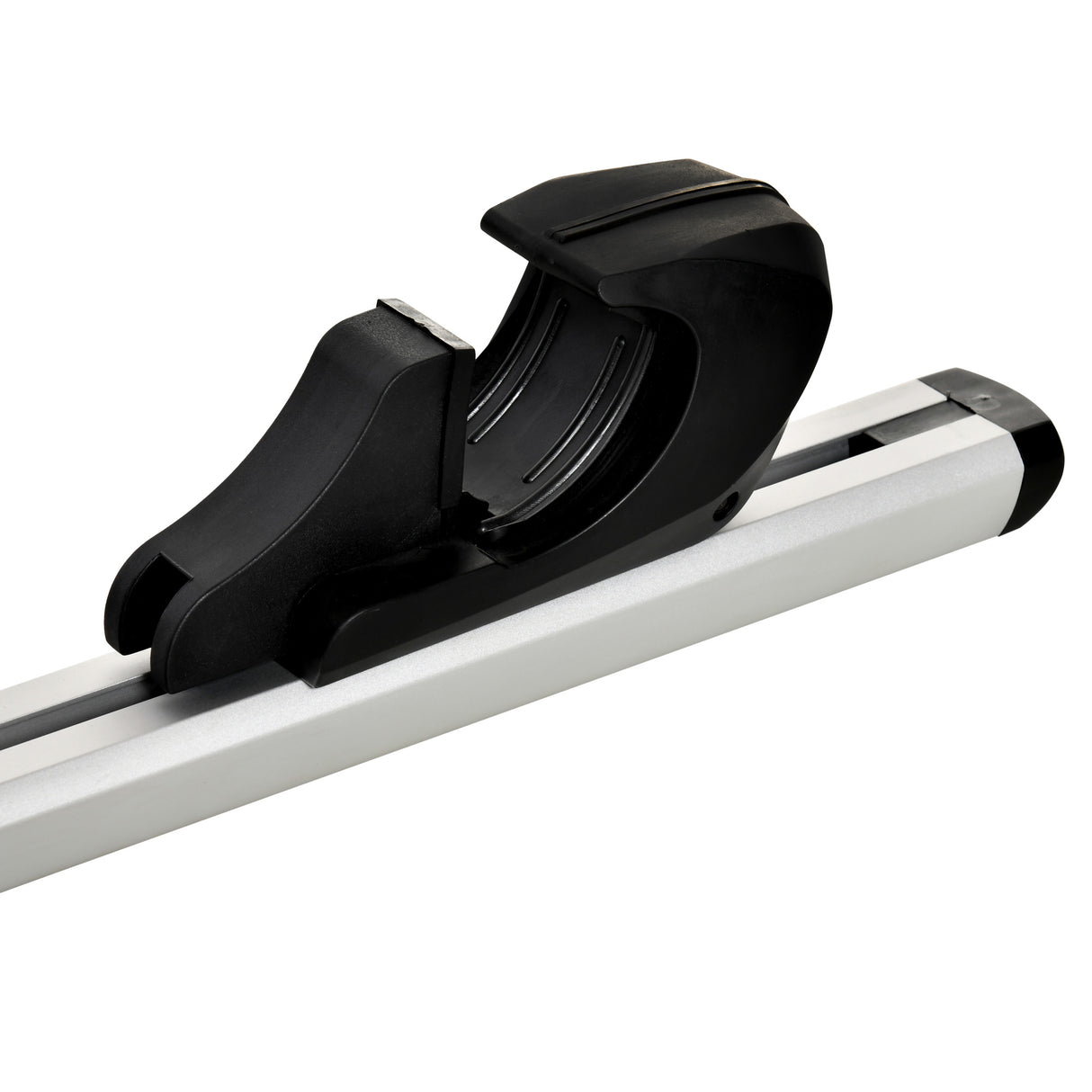 easycomfort barre portapacchi per auto con serratura e chiavi in lega di alluminio 125x5.5x7cm max. 75 kg