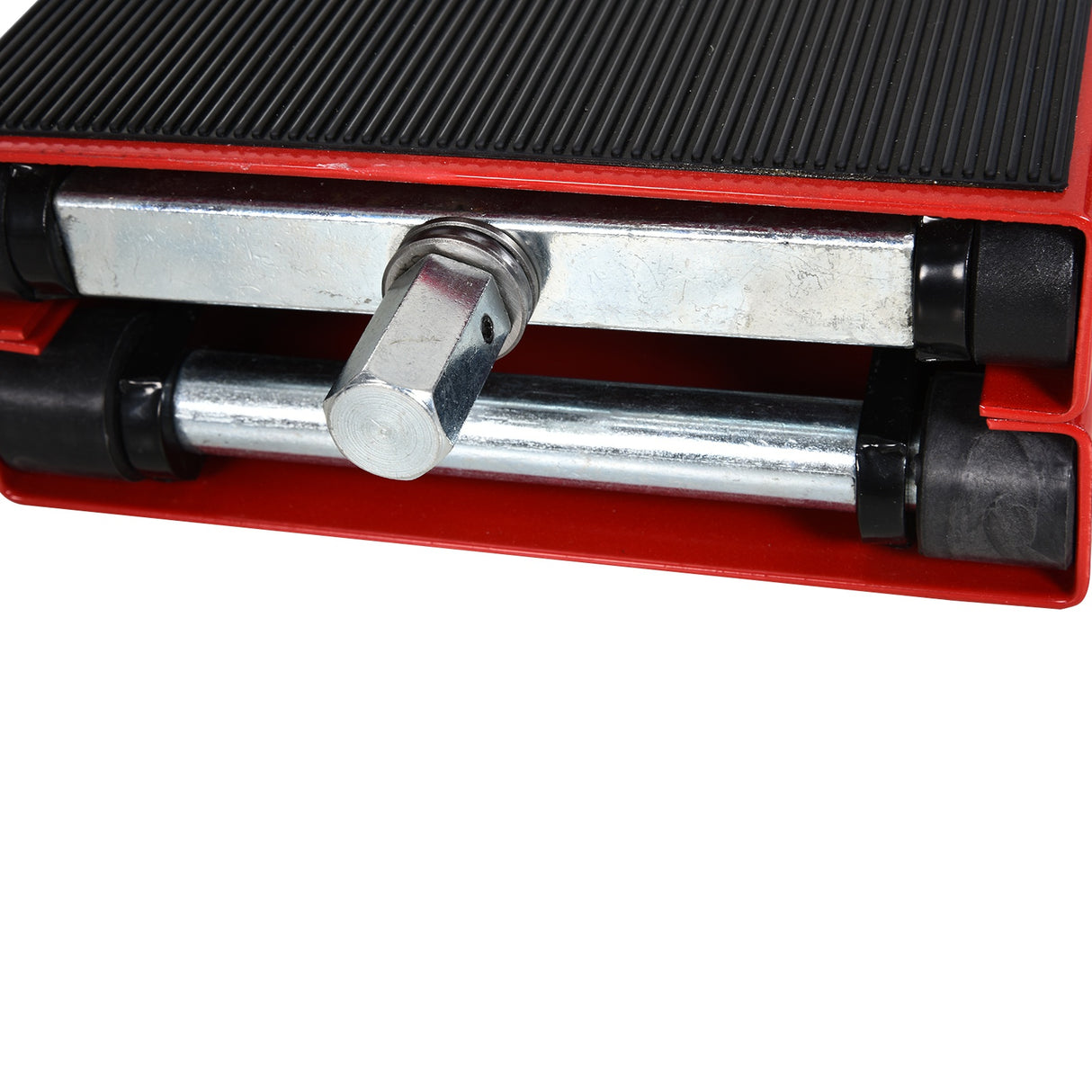 easycomfort easycomfort cavalletto alza moto sollevatore a forbice in acciaio con piattaforma rivestita in gomma