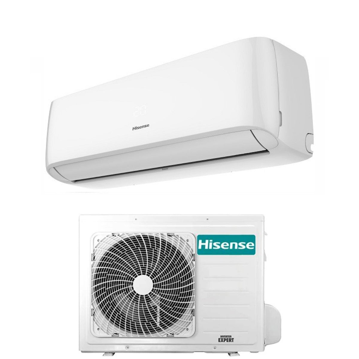 climatizzatore condizionatore hisense inverter serie easy smart 18000 btu ca50xs1gg _ ca50xs1gw r 32 wi fi integrato classe a__ a_