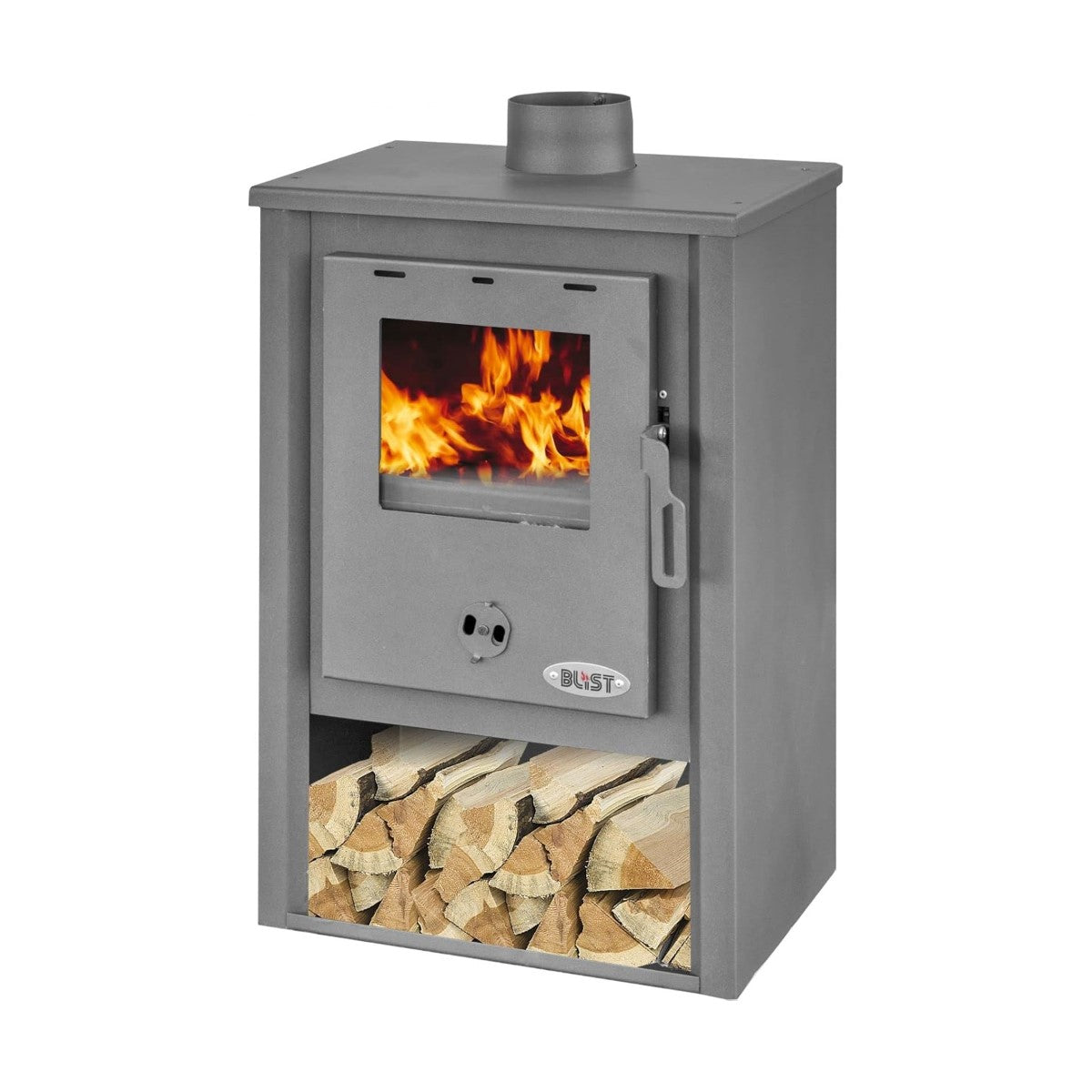 stufa a legna blist b1 9 kw nero antracite