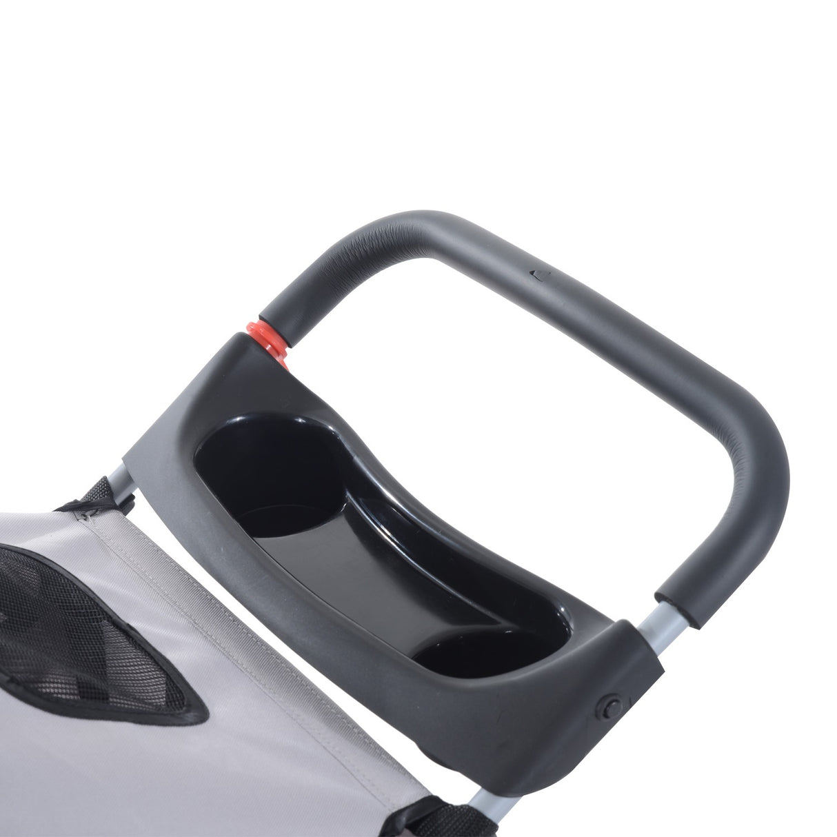 easycomfort easycomfort passeggino per cani carrello per animali domestici grigio 75 x 45 x 97cm