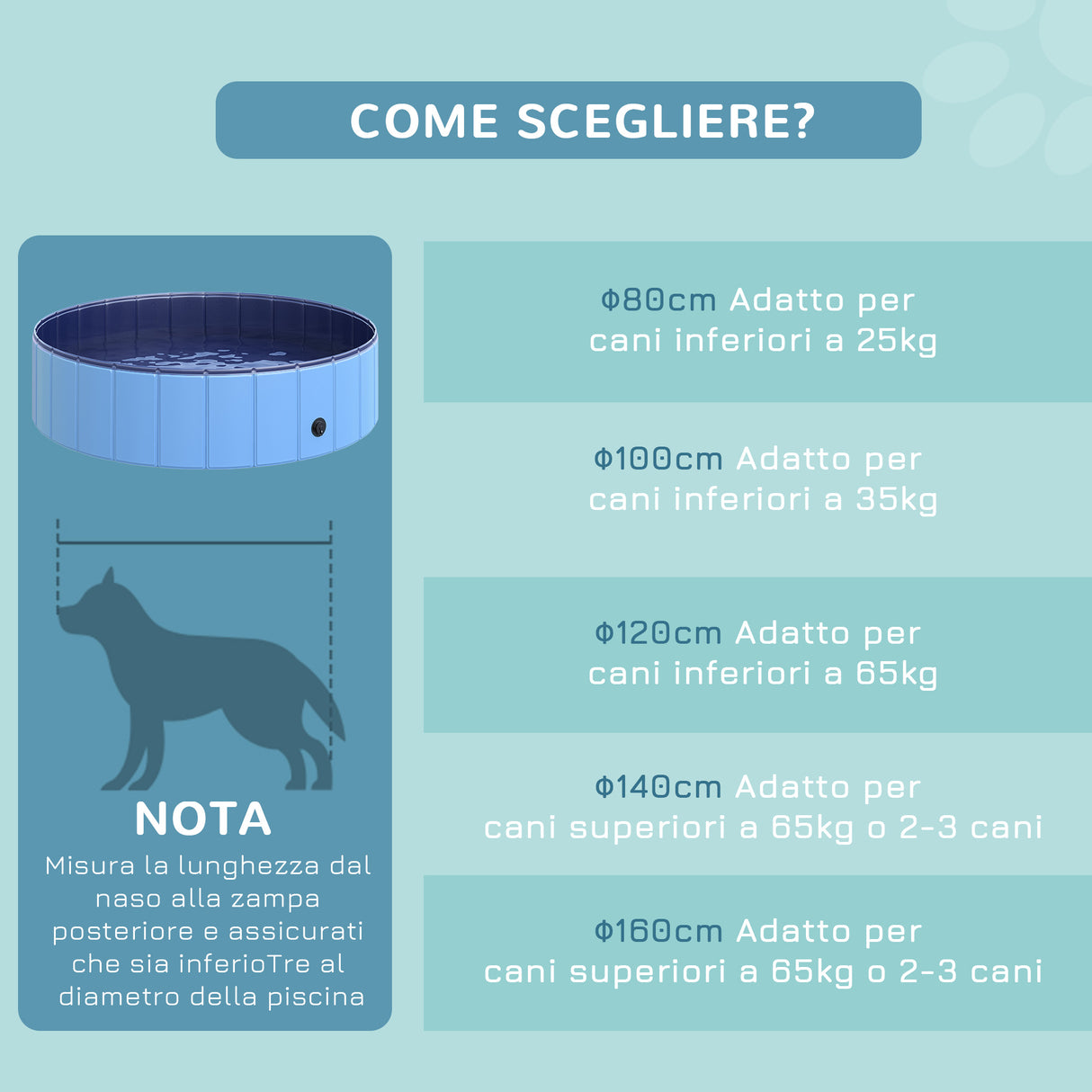 easycomfort easycomfort piscina in plastica bordo stabile per cani animali domestici blu 120x30cm