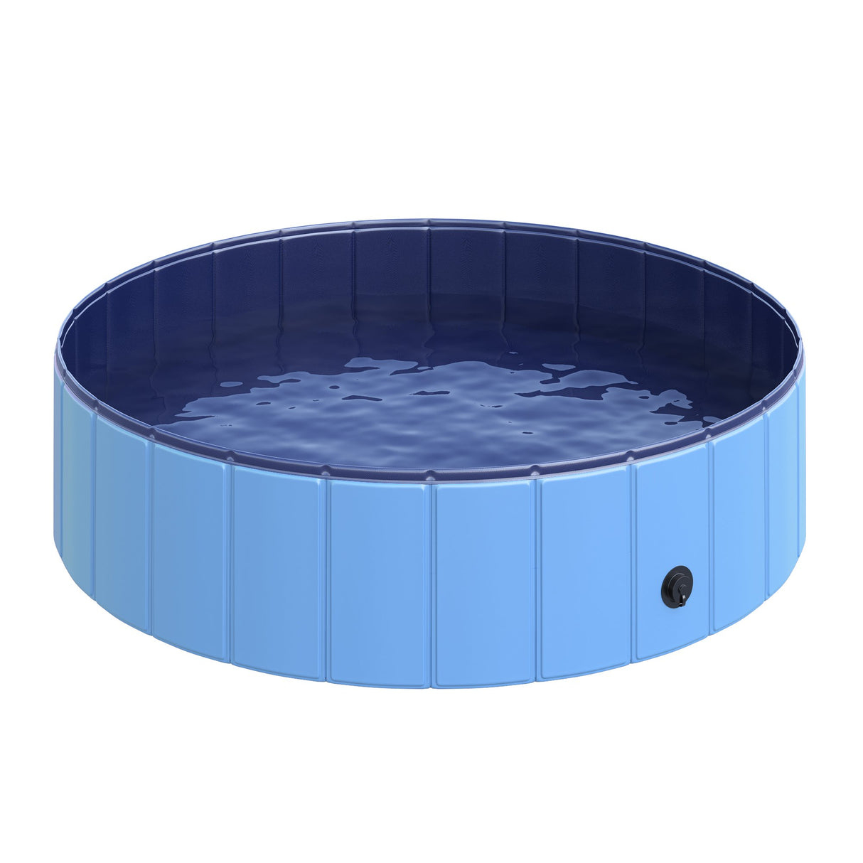 easycomfort easycomfort piscina in plastica bordo stabile per cani animali domestici blu 120x30cm