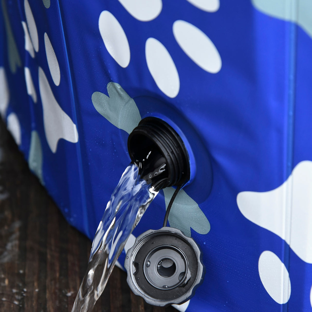 easycomfort easycomfort piscina rigida per cani taglia piccola 35kg in plastica dura e antiscivolo per giardino o interni blu 100x30cm