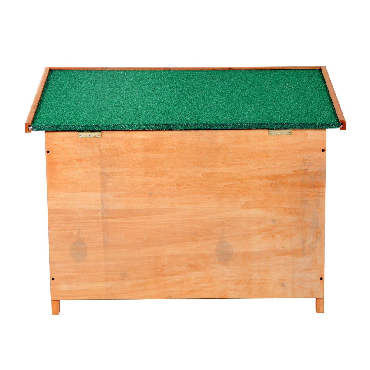 easycomfort easycomfort cuccia per cani impermeabile da esterno in legno di abete 85x58x58cm