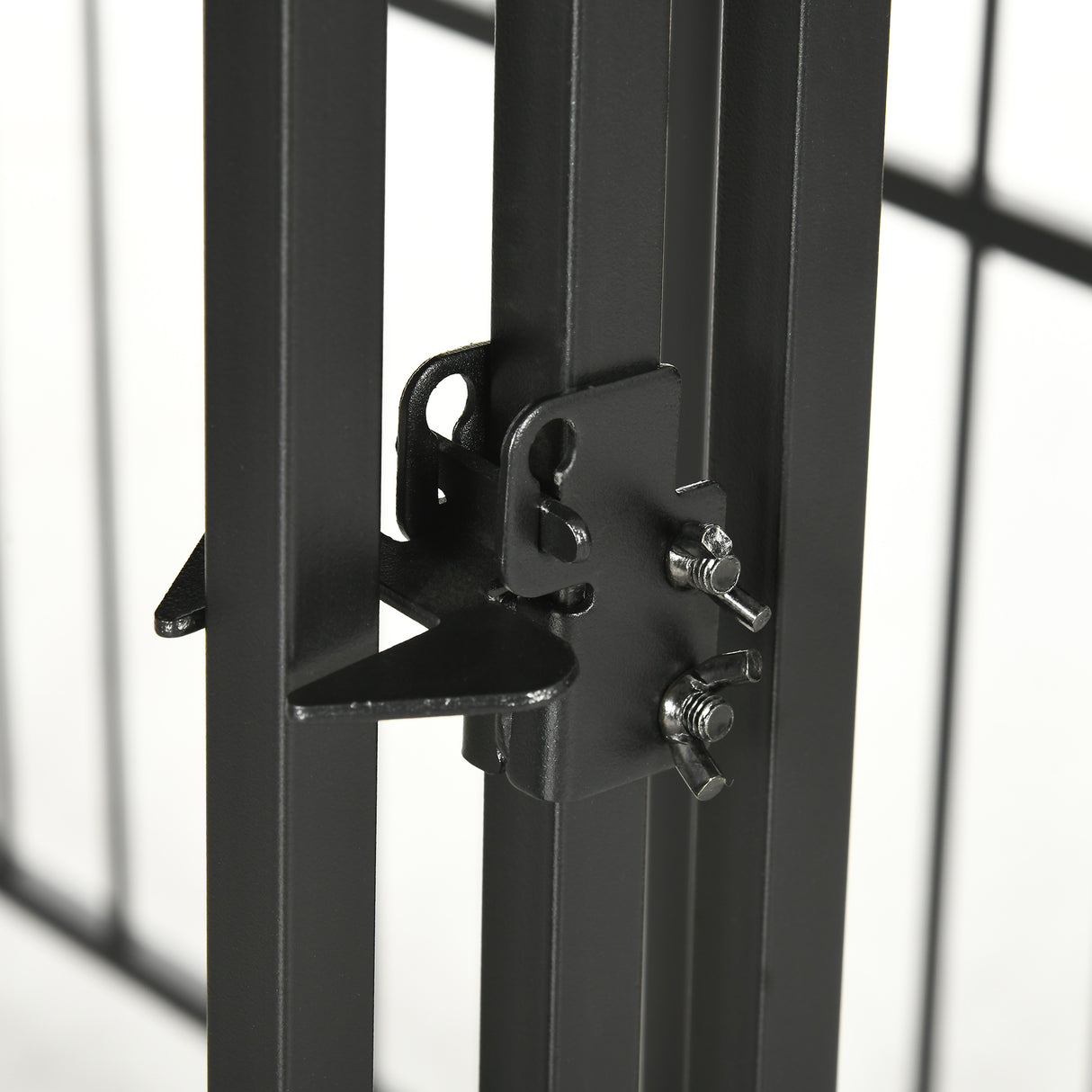 easycomfort easycomfort kennel recinto per cani di taglia piccola e media galline e anatre con tettuccio 122x122x13 cm