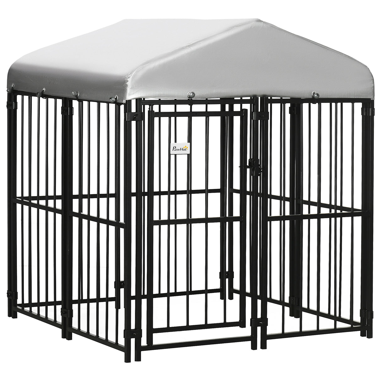 easycomfort easycomfort kennel recinto per cani di taglia piccola e media galline e anatre con tettuccio 122x122x13 cm