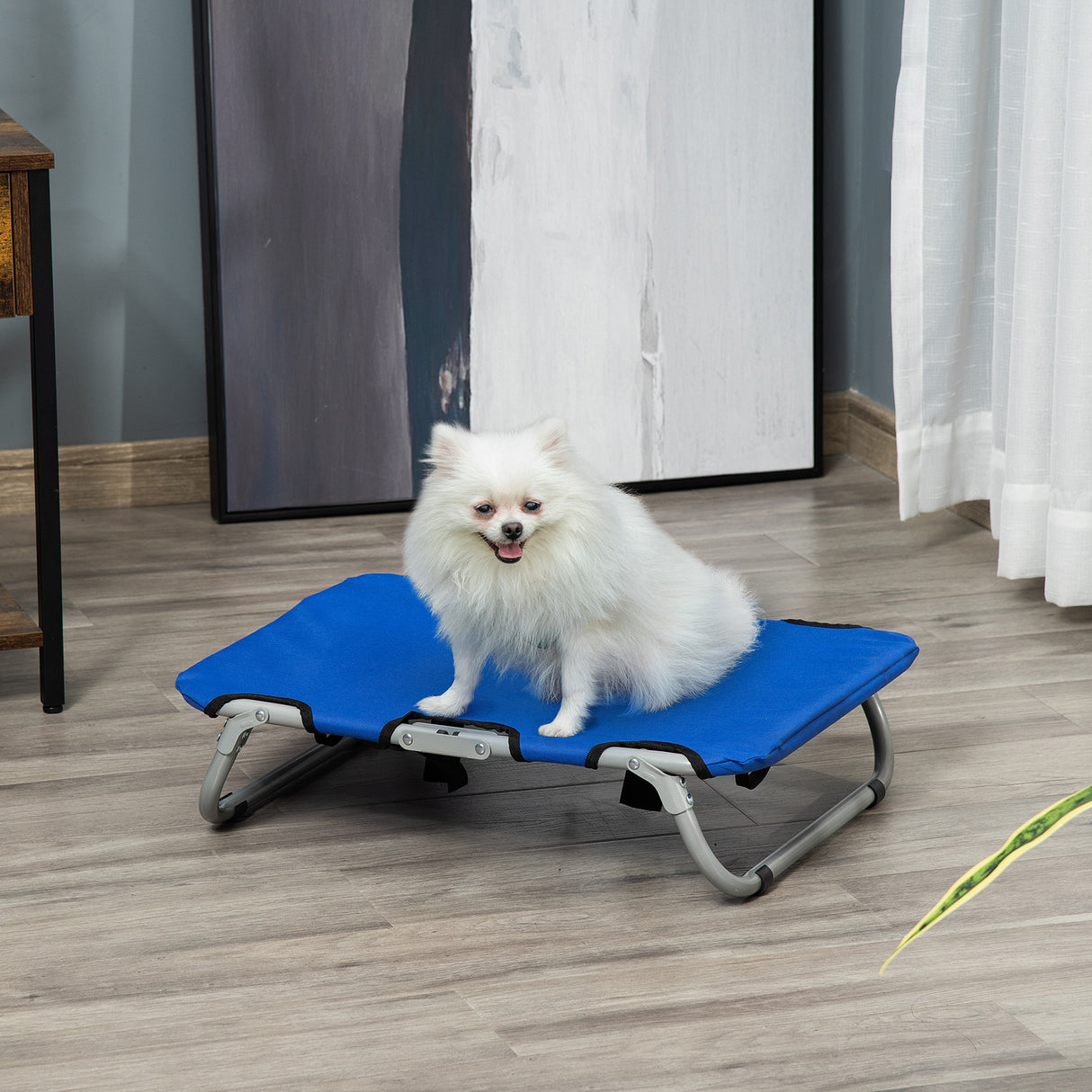 easycomfort easycomfort brandina pieghevole per cani in tessuto oxford per cani blu 59x46x15cm