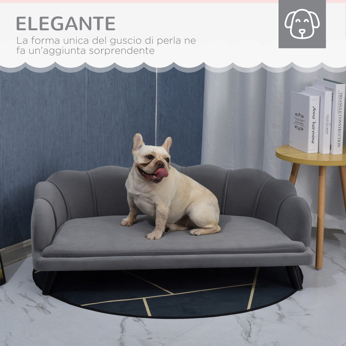 easycomfort divano per cani di taglia medio grande con rivestimento sfoderabile e lavabile