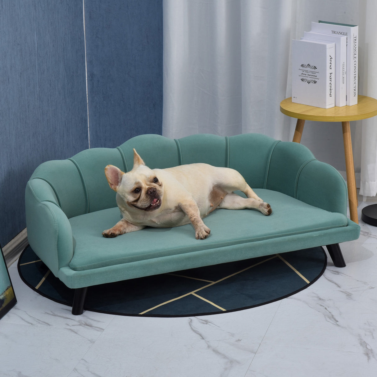 easycomfort easycomfort divano per cani taglia medio grande max. 32kg con rivestimento verde sfoderabile e lavabile