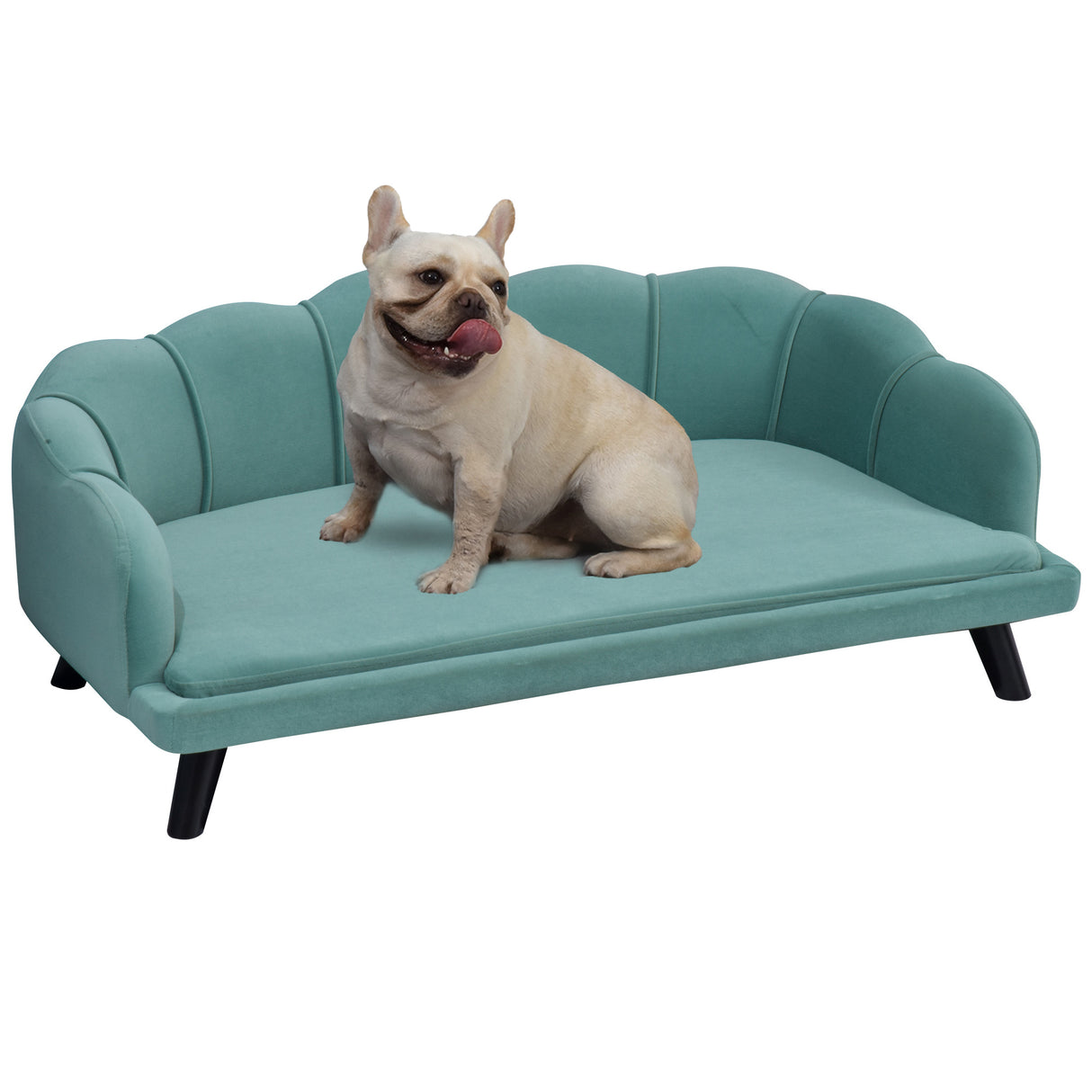 easycomfort easycomfort divano per cani taglia medio grande max. 32kg con rivestimento verde sfoderabile e lavabile