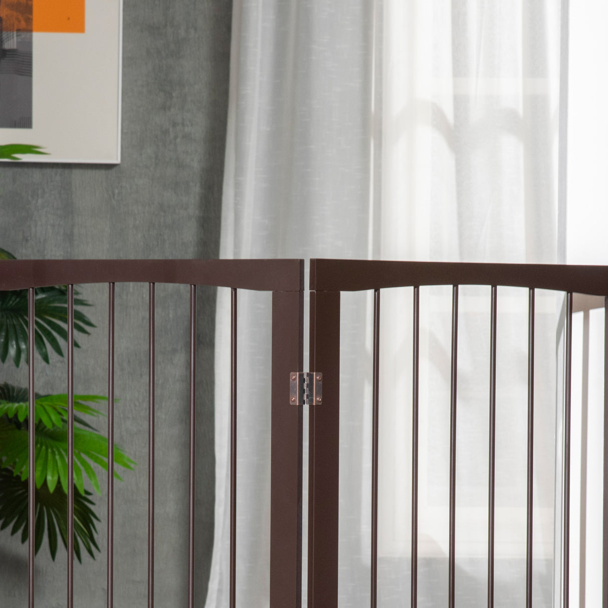 easycomfort easycomfort cancellino per cani e animali domestici a 3 sezioni divisorio di sicurezza pieghevole 160x1.2x76cm