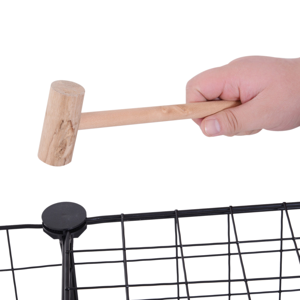 easycomfort easycomfort recinto modulare per animali domestici nero 12 moduli 35x35cm