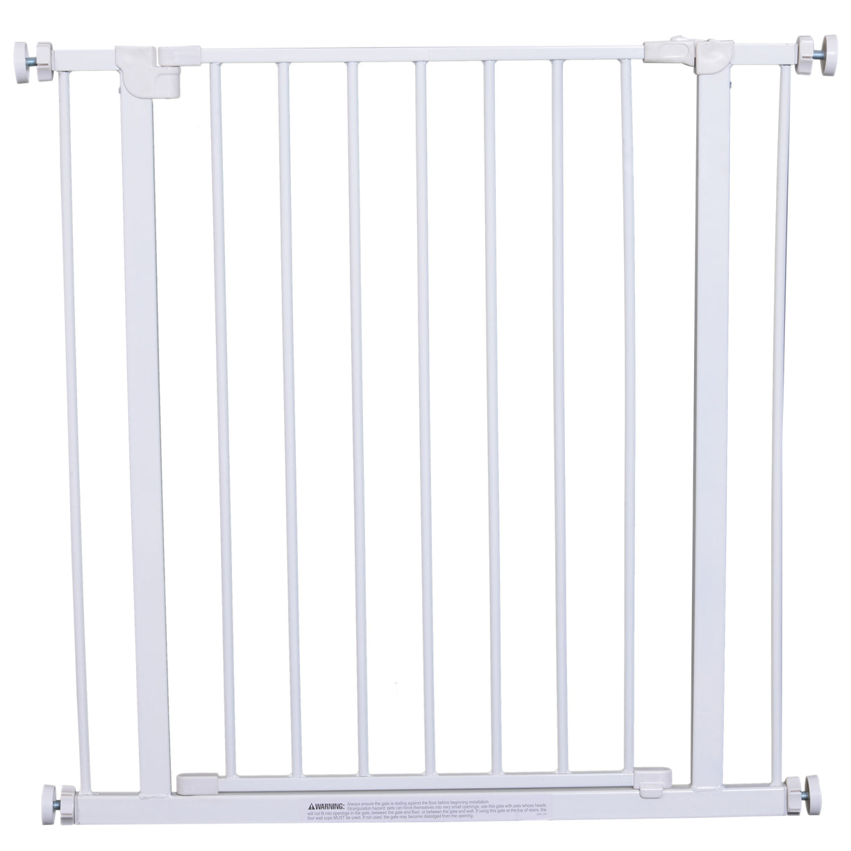 easycomfort easycomfort cancelletto di sicurezza per bambini e animali domestici bianco 76 x 72 82 cm