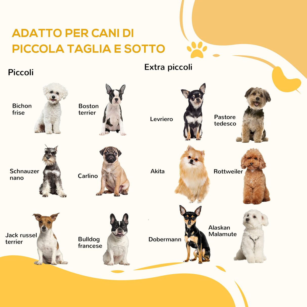 easycomfort recinto e cancellino per cani di piccola taglia a 6 pannelli design pieghevole e salvaspazio marrone