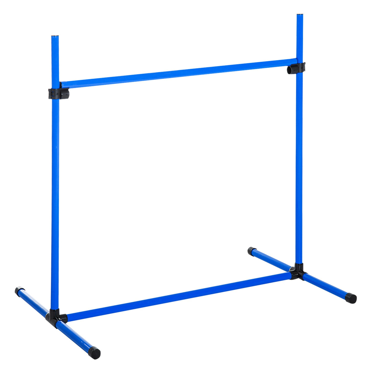 easycomfort set di 4 ostacoli agility dog per addestramento cani ad altezza regolabile con borsa da trasporto inclusa 99x65x94cm blu