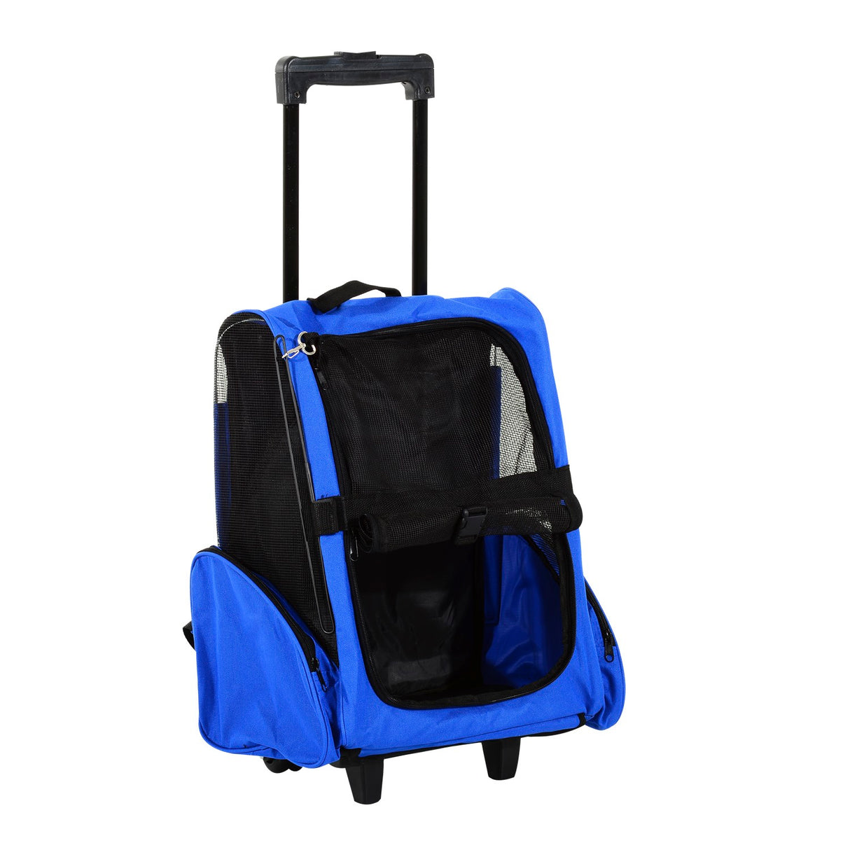 easycomfort easycomfort trolley zaino trasportino per animali domestici blu