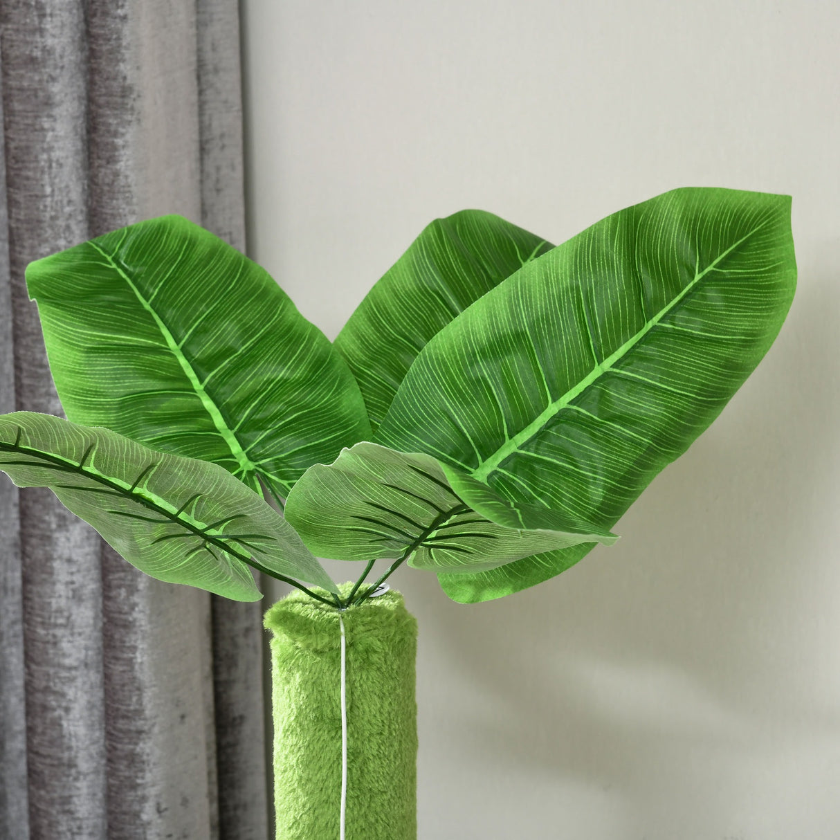 easycomfort easycomfort albero tiragraffi per gatti con amaca pallina e tiragraffi in sisal 49x49x142cm verde