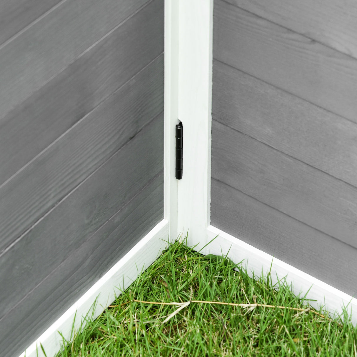 easycomfort easycomfort conigliera da esterno e interno con tetto apribile gabbia per 2 4 conigli grigia