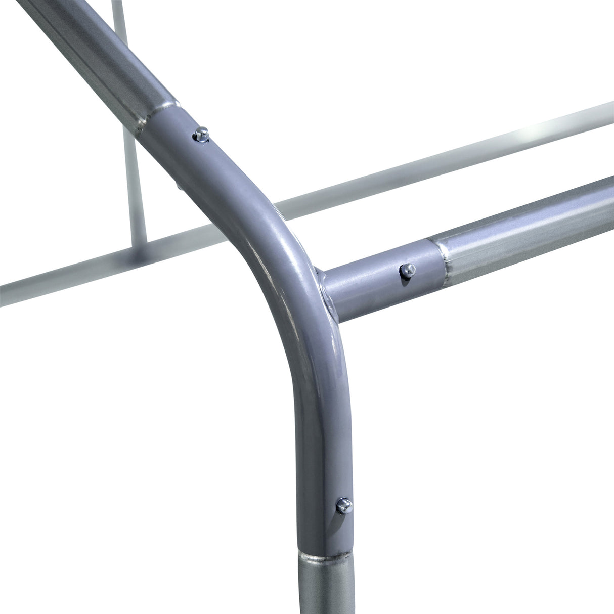 easycomfort recinto per galline da esterno in acciaio con telo di copertura in pe anti uv 570x280cm