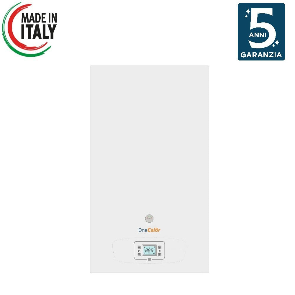 onecalor caldaia a condensazione onecalor e xperience ls 30 metanogpl low nox wi fi ready completa di kit scarico fumi
