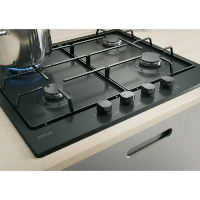 candy piano cottura a gas candy idea chw6brbb 4 fuochi l595xp51 nero ean 8016361966888