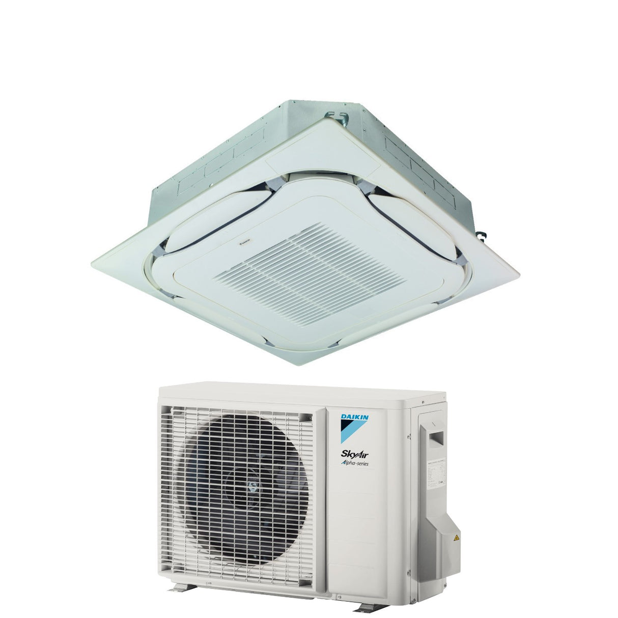 climatizzatore condizionatore daikin bluevolution a cassetta round flow 12000 btu fcag35b _ rzag35a r 32 wi fi optional con griglia standard inclusa