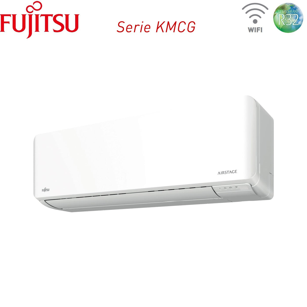 climatizzatore condizionatore fujitsu trial split inverter serie km 9_12_12 con aoyg24kbta3 r 32 wi fi integrato 9000_12000_12000
