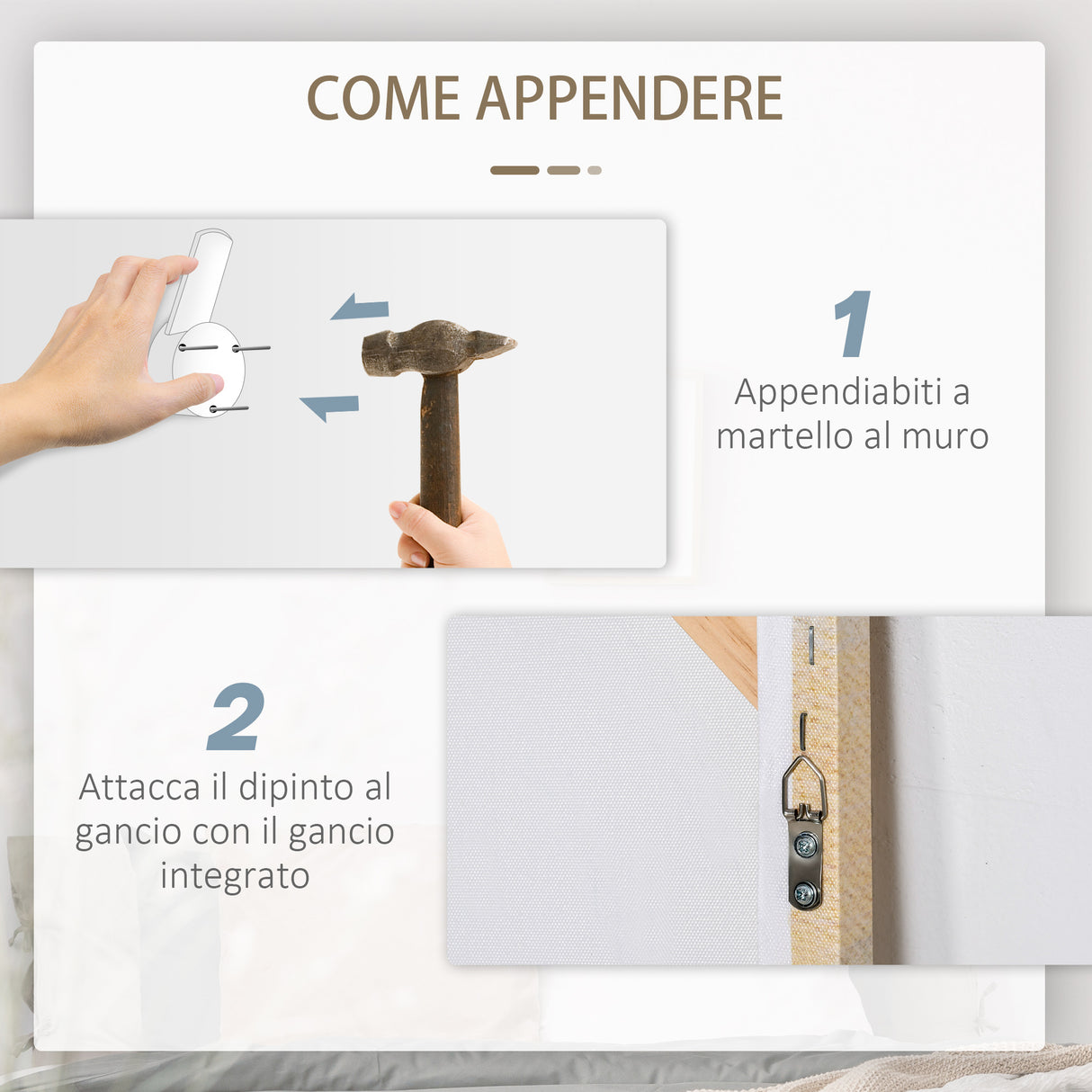 easycomfort easycomfort stampa su tela astratta in legno di pino 4 pezzi 60x60cm per casa e ufficio multicolore