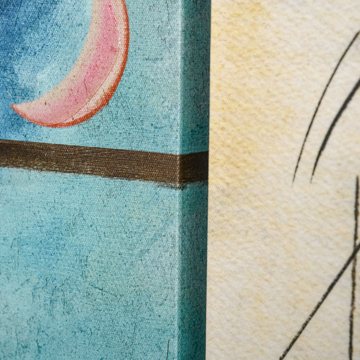 easycomfort easycomfort stampa su tela astratta in legno di pino 4 pezzi 60x60cm per casa e ufficio multicolore