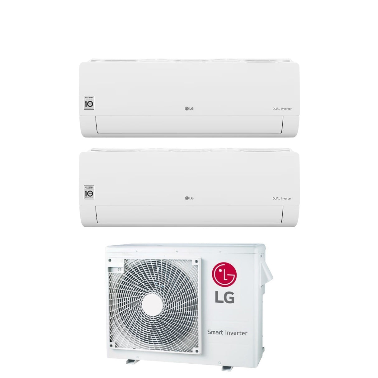 climatizzatore condizionatore lg dual split 9_12 inverter libero plus 9000_12000 con mu2r17 r 32