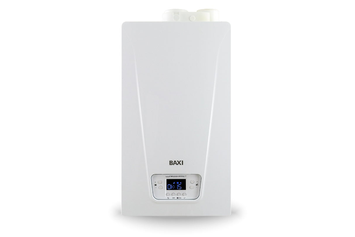 baxi caldaia a condensazione baxi luna compact 24 kw metanogpl low nox completa di kit scarico fumi