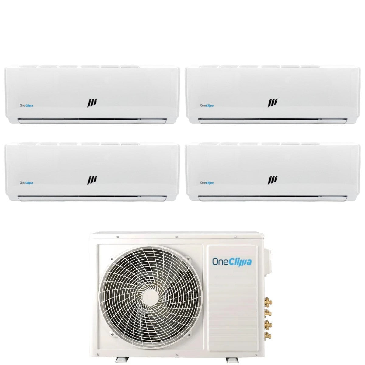 oneclima condizionatore oneclima quadri split inverter serie pro 991212 con mlt42x5y24 r 32 wi fi optional 900090001200012000