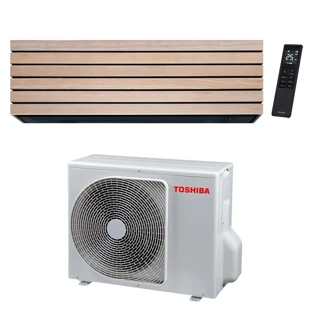 toshiba climatizzatore condizionatore toshiba inverter serie daiseikai 10 wood 13000 12000 btu aa wi fi integrato ras b13s4kvdg e ras 13s4avpg e