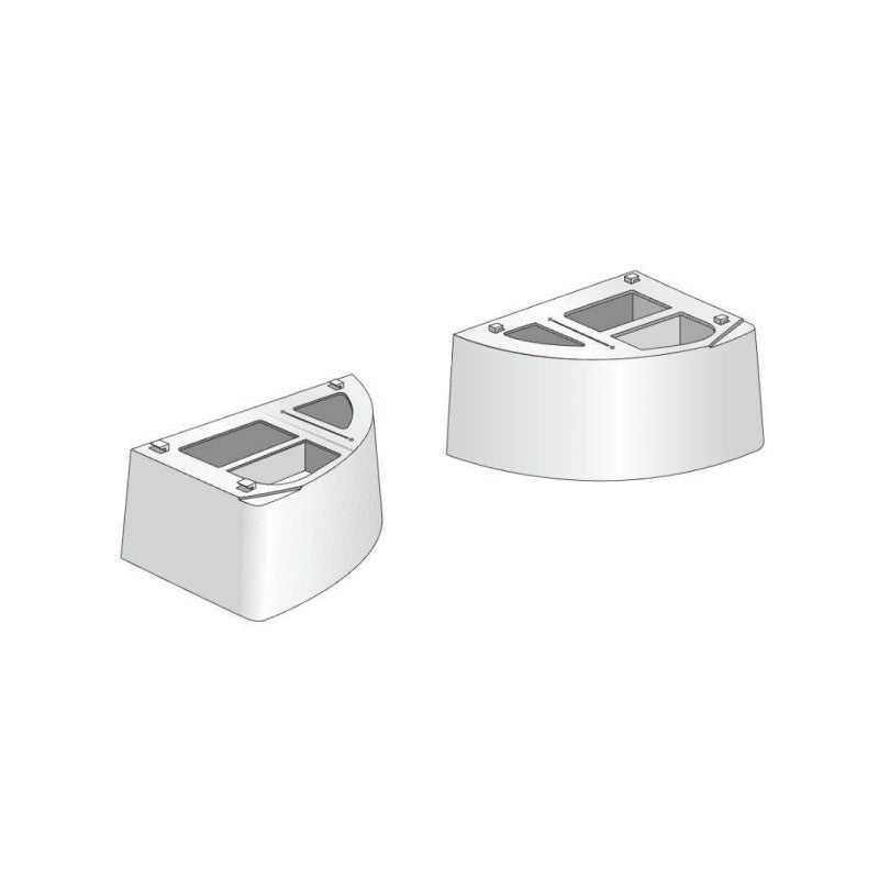 aermec piedini di appoggio aermec zh1b per ventilconvettore omnia