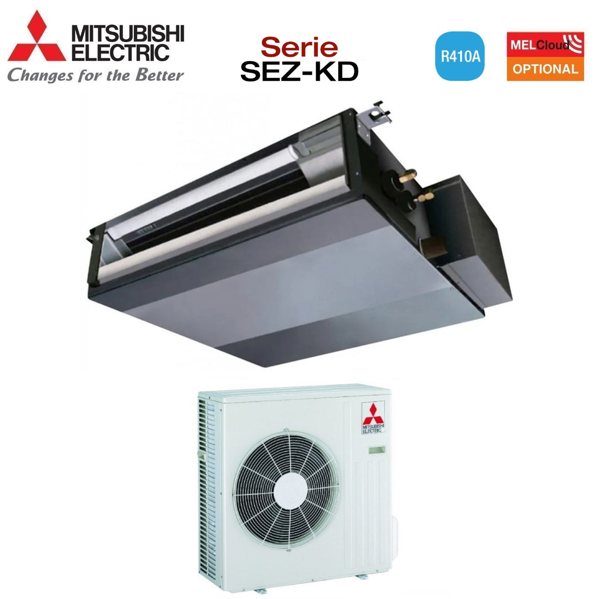 area occasioni climatizzatore condizionatore mitsubishi electric canalizzato canalizzabile 21000 btu sez kd60val r410a wi fi optional con telecomando incluso