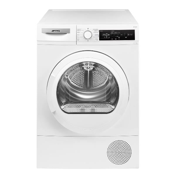 asciugatrice a pompa di calore 8 kg smeg dt181it a84 5xl59 6xp60 partenza ritardata fino a 23h classe a+