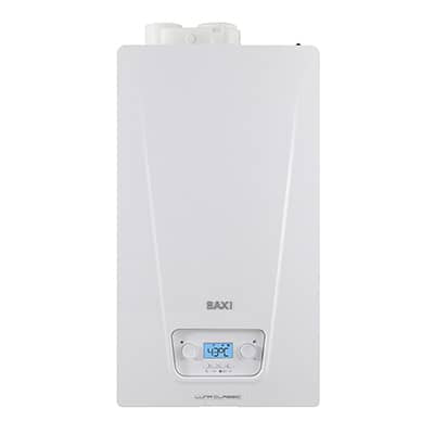 caldaia baxi luna classic 24 kw a condensazione low nox completa di kit scarico fumi metano o gpl novita wi fi optional