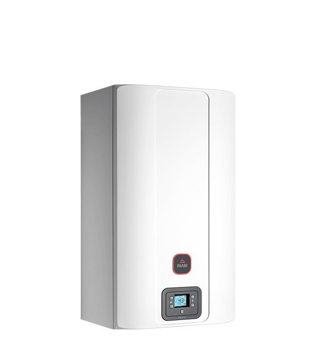 caldaia biasi rinnova adaptive 35s a condensazione low nox completa di kit scarico fumi metano o gpl
