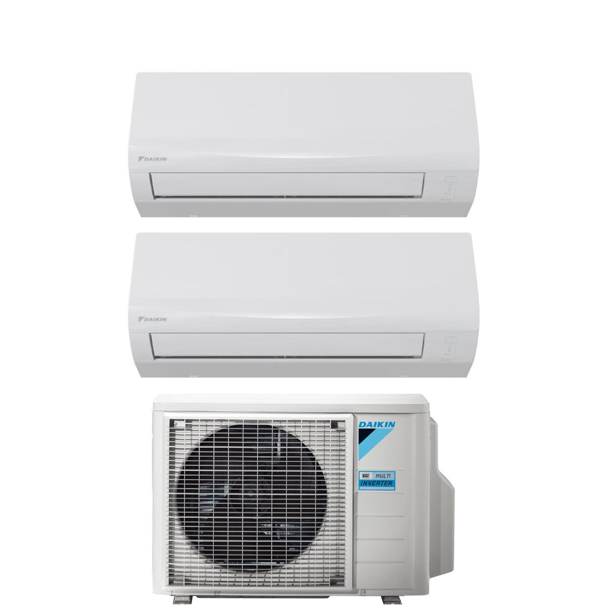 climatizzatore condizionatore daikin dual split inverter serie sensira 9_12 con 2mxf50a r 32 wi fi optional 9000_12000