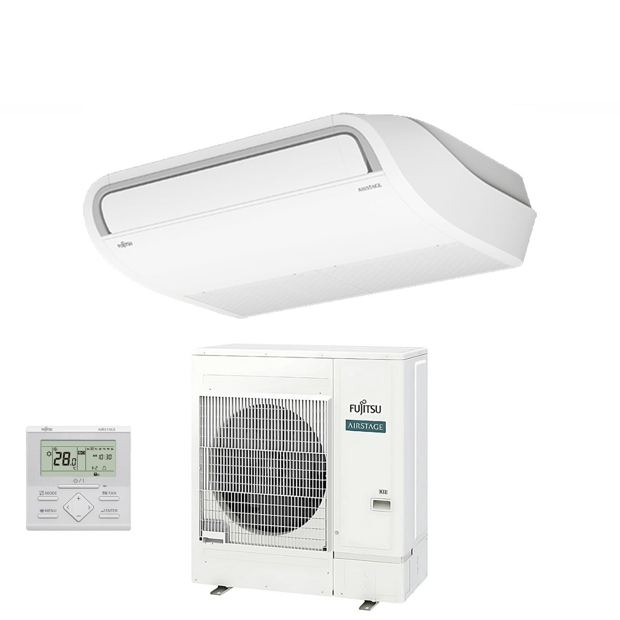 climatizzatore condizionatore fujitsu inverter soffitto serie eco kr 45000 btu abyg45krta _ aoyg45kata r 32 3ngf83100 wi fi optional con filocomando di serie