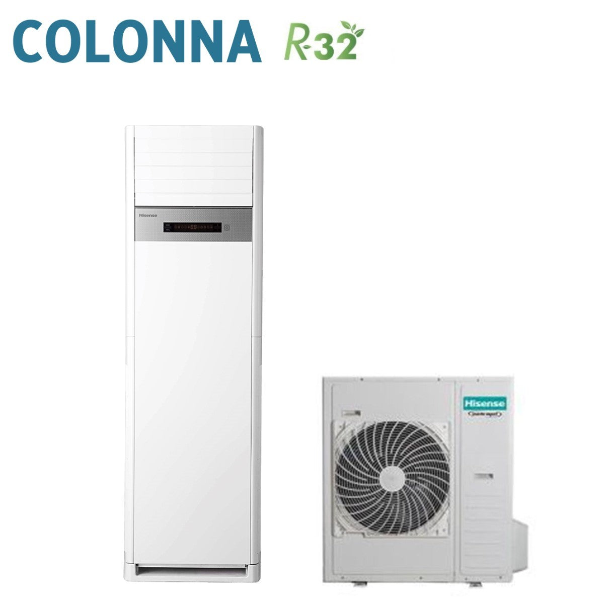 climatizzatore condizionatore hisense inverter a colonna 48000 btu auf140ur4rmpa r 32 trifase